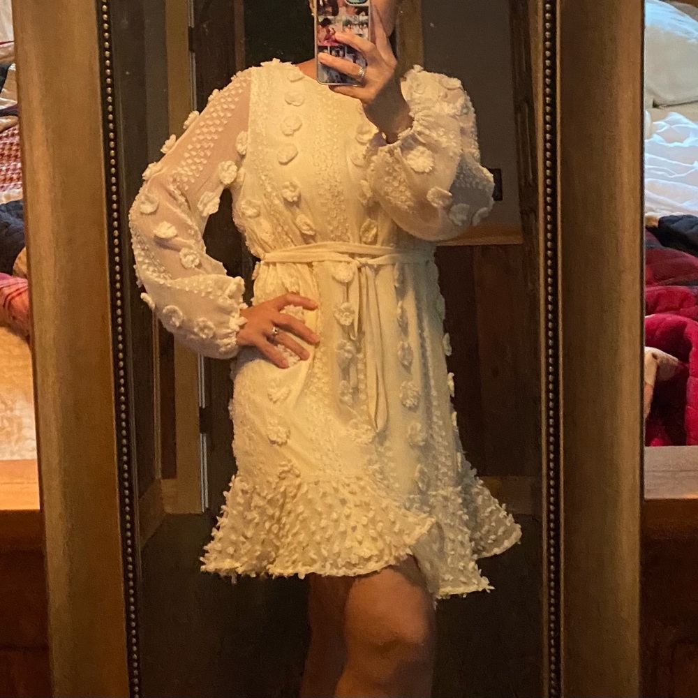 Pink lily dress